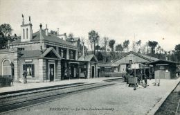 N°4620A -cpa Barentin -la Gare- - Gares - Avec Trains