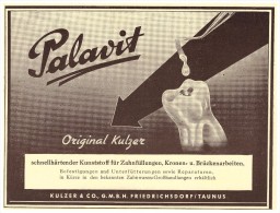 Original Werbung - 1951 - PALAVIT - Kronen , Kulzer & Co In Friedrichsdorf / Taunus ,Zahnarzt , Stomatologe , Dental !!! - Friedrichsdorf