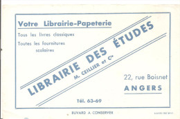 Buvard Librairie Des études M. Cellier Et Cie 22, Rue Boisnet à Angers - Papeterie