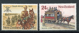 (cl 9 - P16) Nelle Zélande ** N° 882 - 889  (ref. Michel Au Dos) - Cavaliers, Tranway à Traction Animale - - Unused Stamps