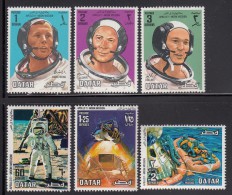 Qatar MH Scott #190-#195 Set Of 6 Apollo 11 Moon Mission - Qatar