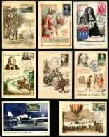 FRANCE - LOT DE 8 CARTES MAXIMUM JOURNEE DU TIMBRE - Collections, Lots & Series