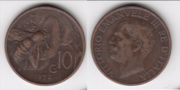 ITALIE - ITALIA  **** 10 CENTESIMI 1924 R VITTORIO EMANUELE III **** EN ACHAT IMMEDIAT !!! - 1900-1946 : Victor Emmanuel III & Umberto II