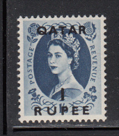 Qatar MH Scott #12 1r On 1sh6p Elizabeth II (GB) - Qatar