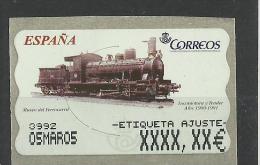 ATM ETIQUETA DE AJUSTE LOCOMOTORA 1900 FERROCARRIL - Trains