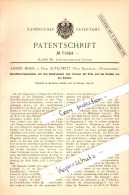 Original Patent - A. Horn In Domäne Rutkowitz B. Koschlau / Koszelewy , 1893 , Kartoffel-Erntemaschine , Rybno / Rübenau - Ostpreussen