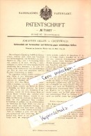 Original Patent - Johannes Hiller In Greifswald I. Mecklenburg , 1893 , Kettenschloß Mit Torsionsfeder , Maschinenbau !! - Greifswald