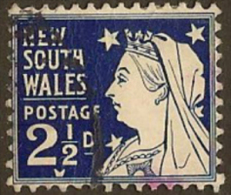 NSW 1905 2 1/2d Prussian Blue QV SG 337 U CQ237 - Usados