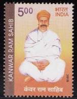 India MNH 2010, Kanwar Ram Sahib.  Sindhi Singer And Sufi Poet, - Nuovi