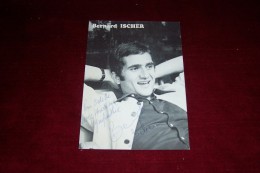 BERNARD ISCHER  °  PHOTO DEDICASSE + LETTRE + DISQUE VINYLE 45 TOURS - Autographs