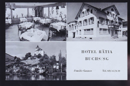 BUCHS HOTEL RATIA   PHOTO CARTE - Buchs