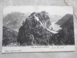 Suisse  Ticino -  Vetta Del Monte San Salvatore   1906 -Lugano Paradiso  - Sent To Tolbach  Tirolo   D128037 - Paradiso