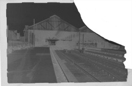 Négatif Photo 6x9 Cm Original De Lowestoft (locomotive/train) - Lowestoft Rail Station Vintage Celluloid Negative - Lowestoft