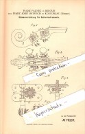 Original Patent - F. Brynych In Kostomlat / Kostomlaty Nad Labem ,1893, Violine , Geige , F. Palivec In Beroun / Beraun - Boehmen Und Maehren