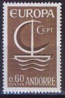 FRANZ. ANDORRA 1966 Mi-Nr. 198 ** MNH - CEPT - 1966