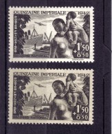 VARIETE DE COULEUR N *543 (fond Papier Blanc/fond Papier Jaunatre) NEUF** - Unused Stamps