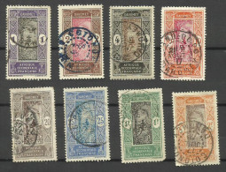 Dahomey N°43 à 45, 47, 49, 50, 57, 58 Cote 5.80 Euros - Oblitérés