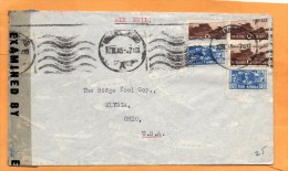 South Africa 1945 Cover Mailed To USA - Briefe U. Dokumente