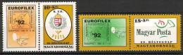 HUNGARY - 1992. 65th Stampday - Eurofilex '92 / Coat Of Arms  MNH! Mi 4210-4211 - Nuovi