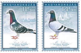 HUNGARY-2015. Cpl.Set - 34th Carrier Pigeons´Olympics,Budapest MNH!!! - Nuevos