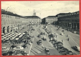 CARTOLINA VG ITALIA - TORINO - Piazza San Carlo - 10 X 15 - ANNULLO 1957 - Piazze