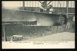 Yvelines 78 Buc Paris Rome 28 Mai 1911 Biplan Sommer Piloté Par Kimmerling FaisantYvelines 78 Buc Résidence De M Blériot - Buc