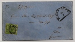 Bayern, Letter From  Eichstaedt To Celle, Scott N. 6, 9 Kreuzer - Storia Postale