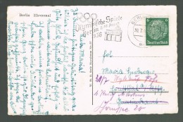 (See Scan) DEUTCHE GERMANY    MACHIENE   OLYMPIC GAMES 1936 BERLIN  POSTCARD - Ete 1936: Berlin