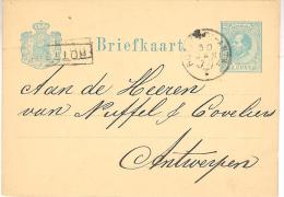 1878 Bk Van ROTTERDAM9halte) Via ROTTERD:-ANTW: Van 30 JAN 78 Naar Antwerepen - Covers & Documents