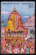 India MNH 2010,  Rath Yatra, Music, Dance, Celebration, Horse Chariot, Culture, - Unused Stamps