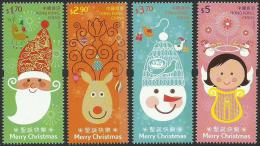 2014 HONG KONG MERRY CHRISTMAS 4V - Nuovi