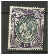 SOUTH AFRICA - Revenue Used Stamp - 1s - Nieuwe Republiek (1886-1887)