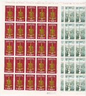 SARRE  2 PETITES FEUILLES DU N °350 Et 351 - Unused Stamps