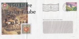 MOUNTAINS, STAMP ON POST-CHASE SPECIAL COVER, 1995, LIECHTENSTEIN - Storia Postale