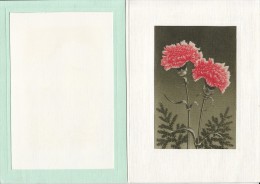 UNUSED DECORATIVE TELEGRAMME, CARNATIONS, HUNGARY - Telegraaf