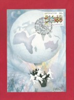 Vereinigte Nationen 1987 , United Nations Day - Maximum Card - Oct. 23.1987 - - Tarjetas – Máxima