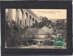 Roquefavour - L'Aqueduc, Le Viaduc Et Le Pont Sur La Route - édition Blanc - Roquefavour