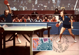 SPORTS - PING-PONG - Tennis De Table - Carte Premier Jour - Carte Philatélique - Tennis De Table