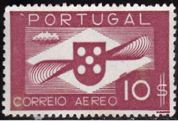 PORTUGAL - 1936-1941, (CORREIO AÉREO)  Hélice.  10$   (*) MNG  MUNDIFIL  Nº 7 - Ungebraucht