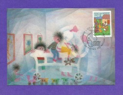 Vereinigte Nationen 1987 , Vaccinez Tous Les Enfants - Maximum Card - 20.11.1987 - - Maximum Cards