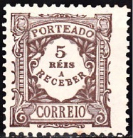 PORTUGAL - 1904,  (PORTEADO)  Emissão Regular. Valor Em Réis.  5 R.   (*) MNG  MUNDIFIL   Nº 7 - Ongebruikt