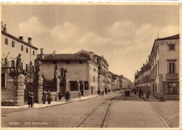 FRIULI VENEZIA GIULIA-UDINE VEDUTA VIA AQUILEIA ANNI 40 50 - Udine