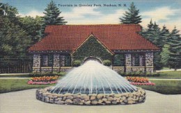 Fountain In Greeley Park Nashua New Hampshire - Nashua