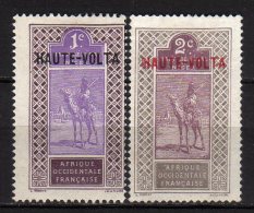 HAUTE VOLTA -1920/28 Scott# 1+2 (*) - Unused Stamps