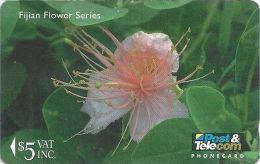 Fiji - Fijian Flower Capparis Sp, 12FJC, 1995, 44.700ex, Used - Fidschi