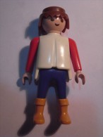 1 FIGURINE FIGURE DOLL PUPPET DUMMY TOY IMAGE POUPÉE - MAN KNIGTH PLAYMOBIL GEOBRA 1993 - Playmobil
