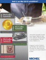 Wertvolles Sammeln In MICHEL 2/2015 Neu 15€ Sammel-Objekt Luxus Information Of The World New Special Magacine Of Germany - Duits