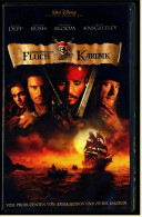 VHS Video  -  Fluch Der Karibik  -  Mit : Johnny Depp, Geoffrey Rush, Orlando Bloom, Keira Knightley  -  Von 2004 - Action, Aventure