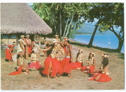 CPM     TAHITI       GROUPE DE DANSE  PAULINA ET SALOMON    DANSEURS - Tahiti