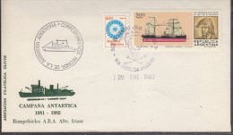 Argentina 1983 Campana Antarctica 1981/1982 Rompehielos A.R.A. Alte. Irizar Cover (20135) - Sonstige & Ohne Zuordnung